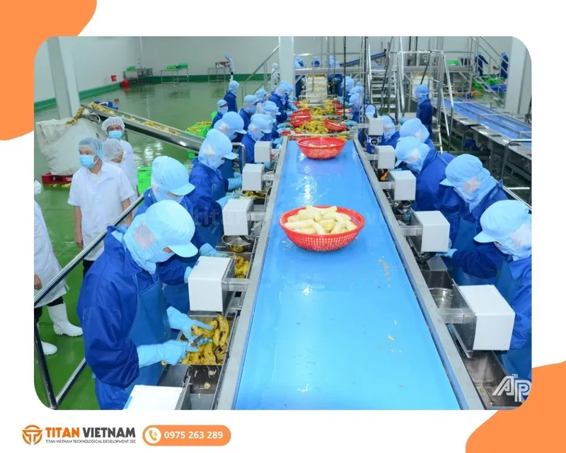 Sản phẩm day chuyen che bien nong san — Công Ty CP Phát Triển Công Nghệ TITAN Việt Nam — MST 0109491525