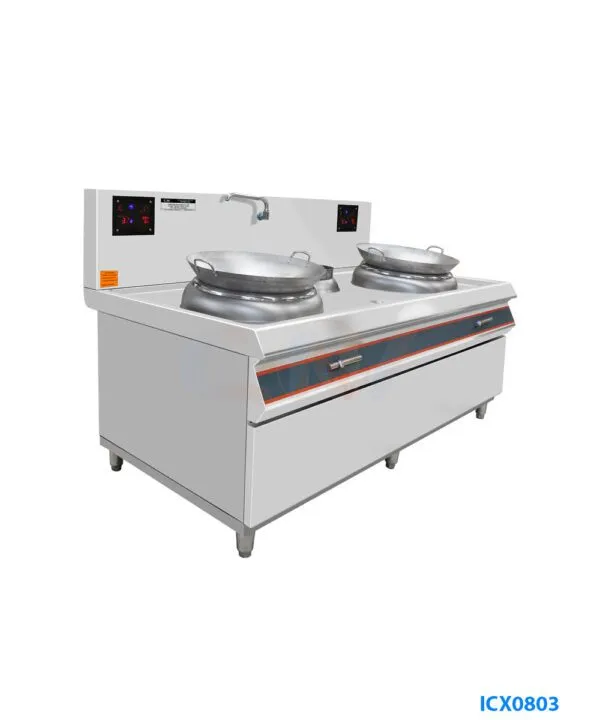 Sản phẩm bep tu cong nghiep bep xao doi dien tu mat kinh lom16kw co bau nuoc 600x720 — Công Ty TNHH Sản Xuất và Thương Mại CNV Việt Nam — MST 0109506757