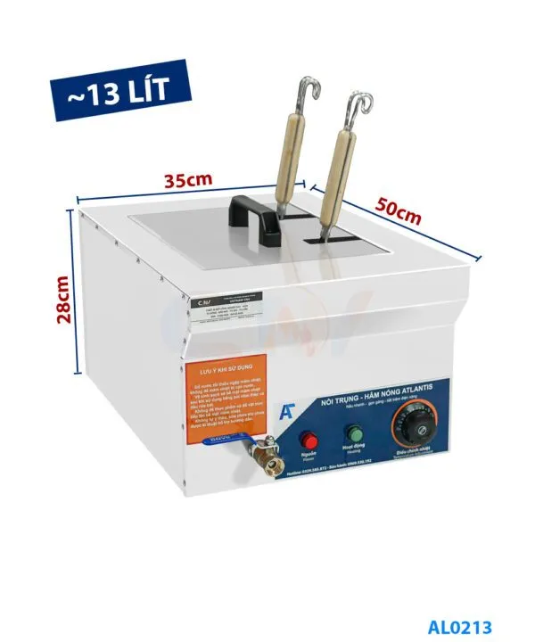 Sản phẩm noi trung bun dat ban 13l atlantis AL0213 600x720 — Công Ty TNHH Sản Xuất và Thương Mại CNV Việt Nam — MST 0109506757