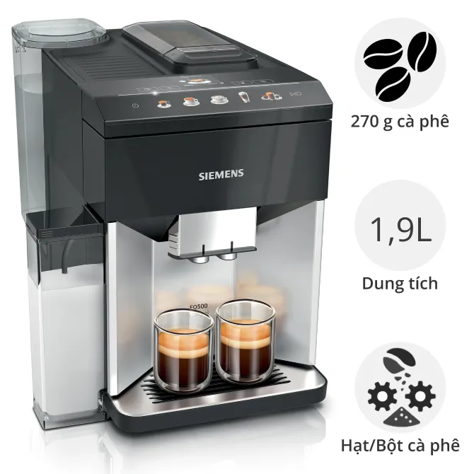 Sản phẩm May pha ca phe Siemens EQ500 TQ513D01 2 — Công Ty Cổ Phần Minh Housewares — MST 0109512447