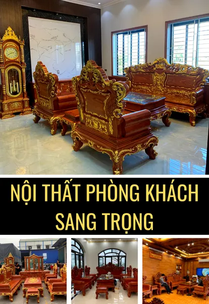 Sản phẩm Noi that phong khach sang trong 1 — Công Ty CP Thế Giới Đồ Gỗ Thiên Phát — MST 0109524996