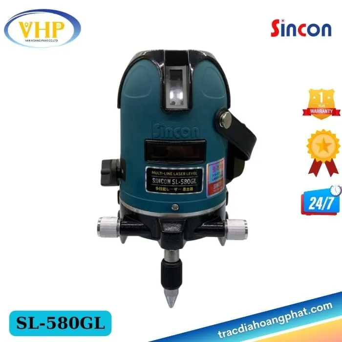 Sản phẩm may can bang laser tia xanh sincon sl 580gl — Máy Trắc Địa Vân Hoàng Phát - Công Ty TNHH Công Nghệ Và Thương Mại Vân Hoàng
Phát — MST 0109537152