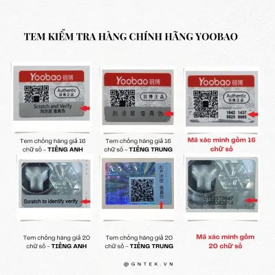 Sản phẩm voi san pham YOOBAO chinh hang ban co the cao tem de lay ma nhu nay 400x400 — Công Ty TNHH GNTEK Việt Nam — MST 0109561268