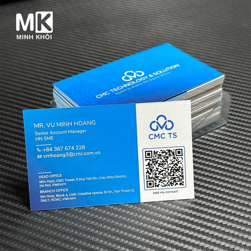 Sản phẩm card visti 1 — Công Ty Cổ Phần In Và Công Nghệ Minh Khôi — MST 0109564438