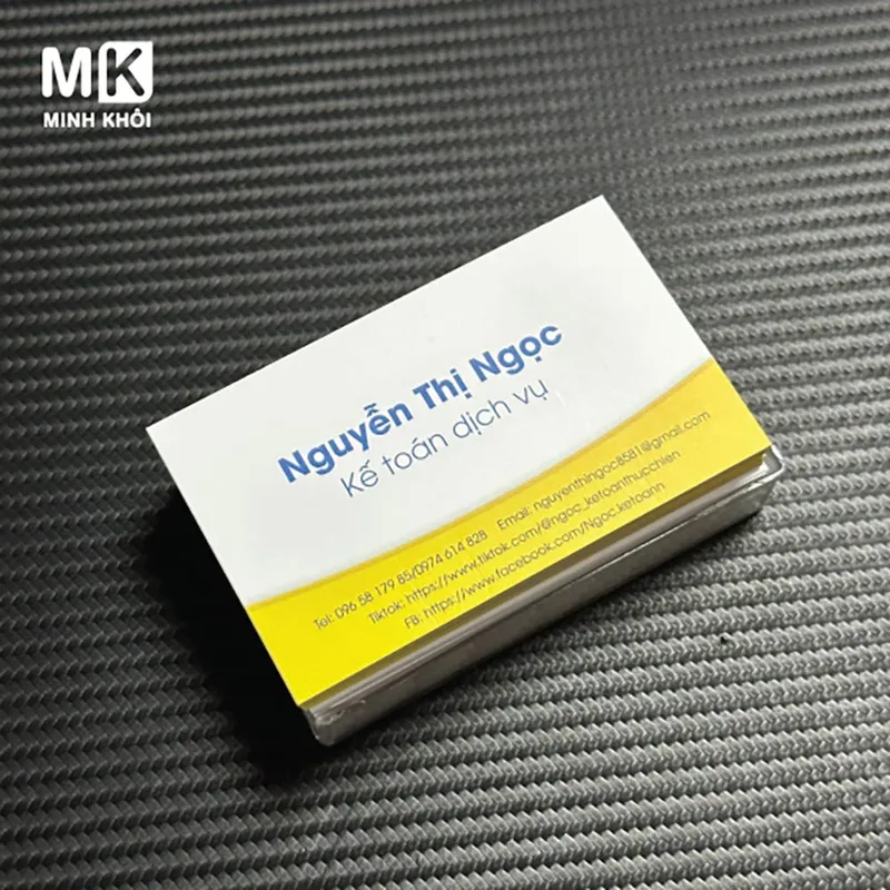 Sản phẩm in card visit ha noi 3 — Công Ty Cổ Phần In Và Công Nghệ Minh Khôi — MST 0109564438