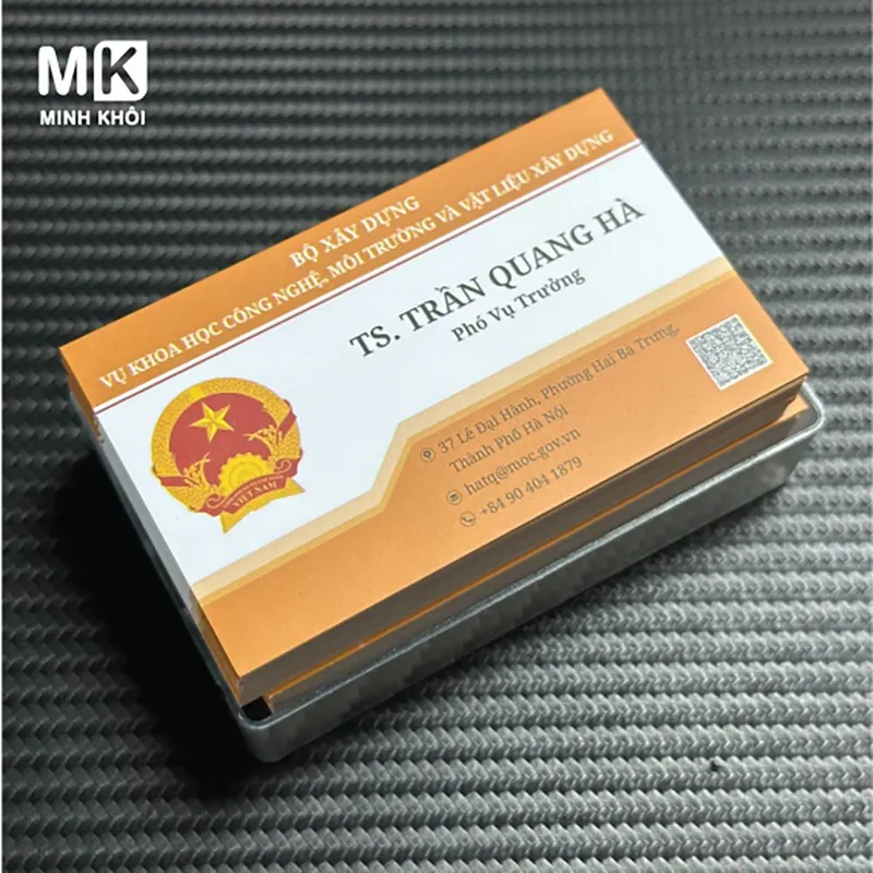 Sản phẩm in card visit ha noi 6 — Công Ty Cổ Phần In Và Công Nghệ Minh Khôi — MST 0109564438