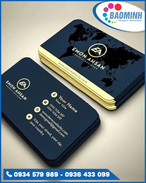 Sản phẩm name card 1 — In Bao Bì Giấy - Công Ty Cổ Phần Thiết Kế Và In Công Nghiệp Bảo Minh — MST 0109580359