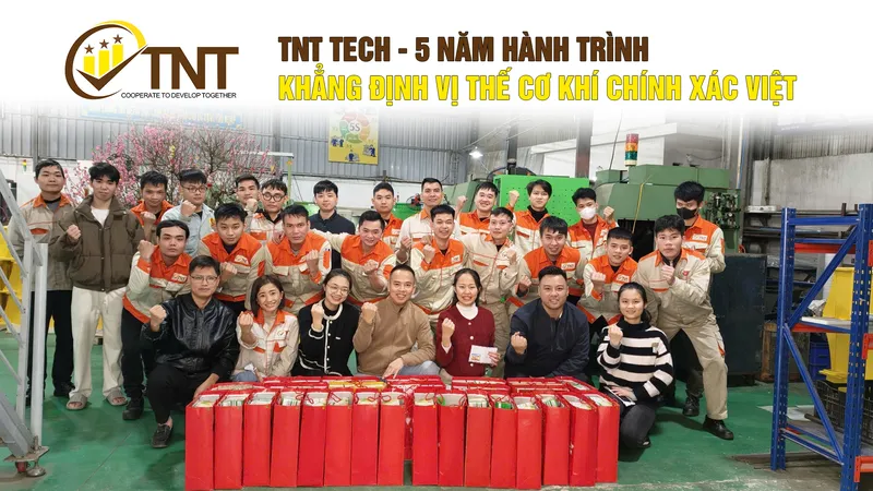 Sản phẩm TNT TECH 5 NAM HANH TRINH KHANG DINH VI THE CO KHI CHINH XAC VIET — Chế Tạo Máy TNT Tech - Công Ty Cổ Phần Thiết Bị Công Nghiệp Và Giải Pháp Tự Động
Hóa TNT Tech — MST 0109604560