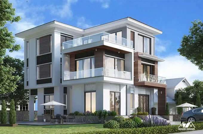 Sản phẩm thiet ke biet thu 3 tang tai hai phong 1 — Công Ty TNHH Kiến Trúc Xây Dựng Và Nội Thất House Design — MST 0109634928