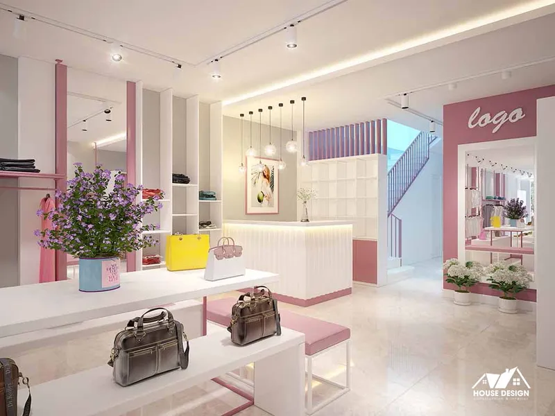 Sản phẩm thiet ke shop thoi trang hien dai 5 — Công Ty TNHH Kiến Trúc Xây Dựng Và Nội Thất House Design — MST 0109634928