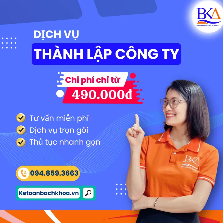 Văn phòng Công Ty TNHH Dịch Vụ Tư Vấn Thuế Bách Khoa #768 — MST 0109636308