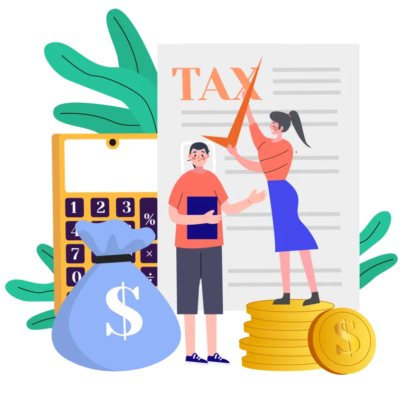 Sản phẩm —Pngtree—financial tax concept illustration girl_6464334 1024x1024 — Công Ty TNHH Dịch Vụ Tư Vấn Thuế Bách Khoa — MST 0109636308