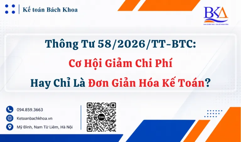 Sản phẩm Thong Tu 582026TT BTC Co Hoi Giam Chi Phi Hay Chi La Don Gian Hoa Ke Toan 768x452 — Công Ty TNHH Dịch Vụ Tư Vấn Thuế Bách Khoa — MST 0109636308