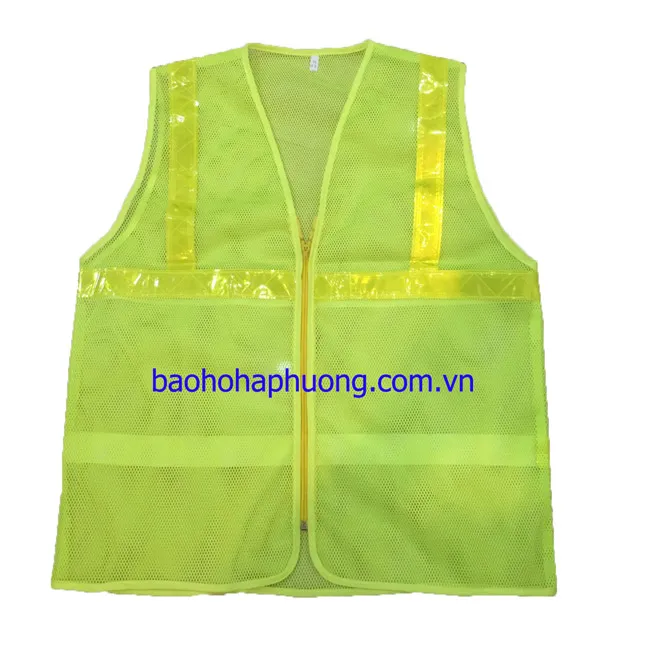 Sản phẩm ÁO LƯỚI PQ VÀNG CHANH CÓ KHÓA 1 — Công Ty TNHH Trang Thiết Bị Bảo Hộ Hà Phương — MST 0109668003