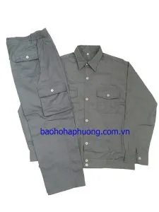 Sản phẩm Quần áo Kaki HQ lóng to màu chì 225x300 — Công Ty TNHH Trang Thiết Bị Bảo Hộ Hà Phương — MST 0109668003
