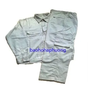 Sản phẩm Quần áo kaki Hàn Quốc màu ghi sáng 2 300x300 — Công Ty TNHH Trang Thiết Bị Bảo Hộ Hà Phương — MST 0109668003