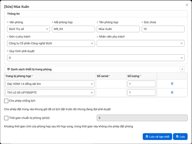 Sản phẩm SiciX Office ql hop 2 — Công Ty Cổ Phần Công Nghệ SiciX — MST 0109802315