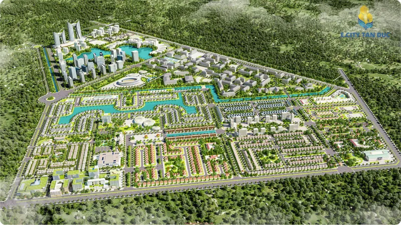 Sản phẩm Phoi canh toan bo du an E.City Tan Duc — Công Ty TNHH Phát Triển Đầu Tư Và Thương Mại Phúc Hưng — MST 0109847764