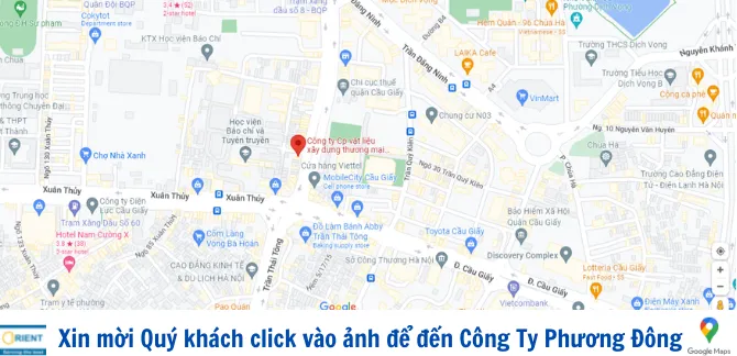 Sản phẩm map — Hóa Chất Phương Đông - Công Ty Cổ Phần Vật Liệu Xây Dựng Thương Mại Phương Đông — MST 0109858195