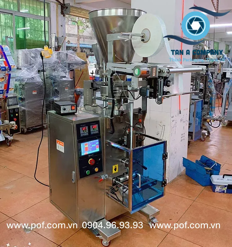 Sản phẩm Automatic 3 Side Seal Silica Gel Desiccant Non Woven Packing Machine 2 — Công Ty CP Bao Bì Tân á — MST 0109872263