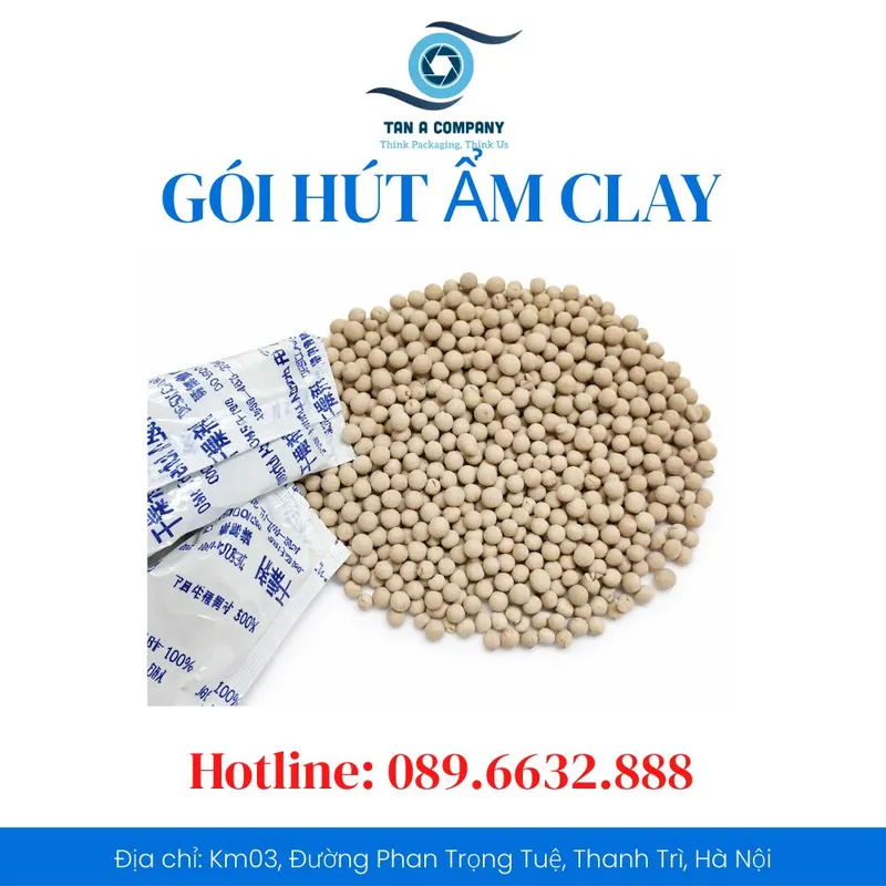 Sản phẩm goi hut am clay — Công Ty CP Bao Bì Tân á — MST 0109872263