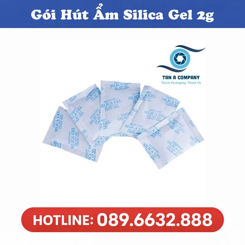 Sản phẩm Goi hut am Silica Gel 2g — Công Ty CP Bao Bì Tân á — MST 0109872263