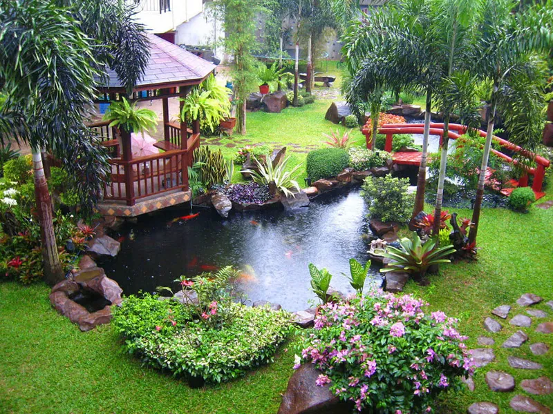 Sản phẩm Ve dep hut mat cua khu vuon mang phong cach Nhat Ban … — Thiết Kế Thi Công Cảnh Quan Quốc Anh - Công Ty CP Cảnh Quan Sân Vườn Quốc Anh — MST 0109880592