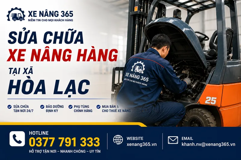 Sản phẩm sua chua xe nang o xa hoa lac — Công Ty TNHH Thiết Bị Công Nghiệp 365 Việt Nam — MST 0109924560