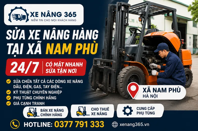 Sản phẩm Sua xe nang hang tai xa Nam Phu — Công Ty TNHH Thiết Bị Công Nghiệp 365 Việt Nam — MST 0109924560