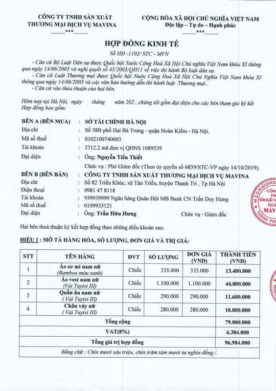 Sản phẩm HD SO TAI CHINH 20220428 044224 — Công Ty TNHH Sản Xuất Thương Mại Dịch Vụ MAVINA — MST 0109935121