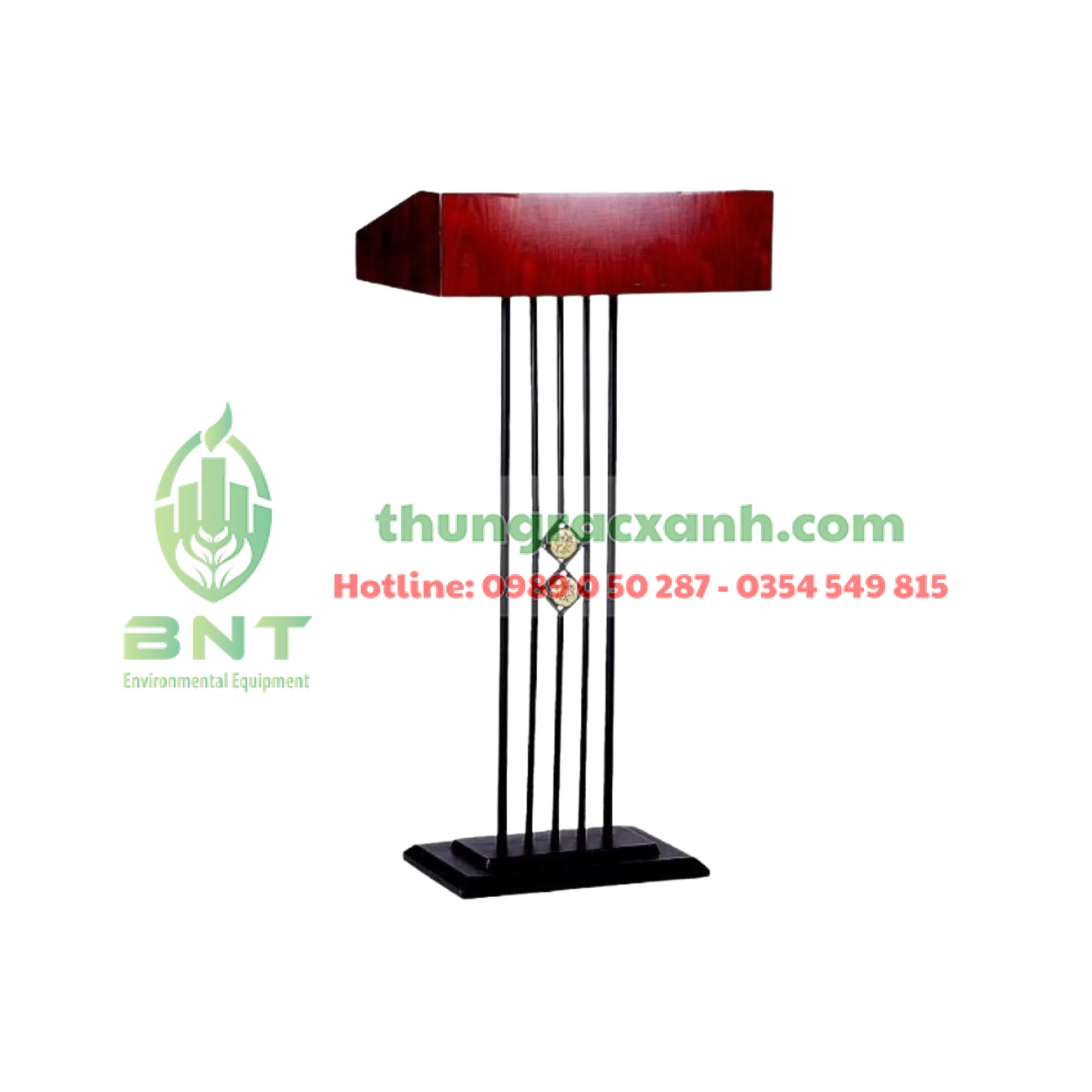Sản phẩm buc phat bieu bang go ket hop thep phun son gia re j5 — Công Ty TNHH Thương Mại Dịch Vụ Và Sản Xuất BNT — MST 0109938919