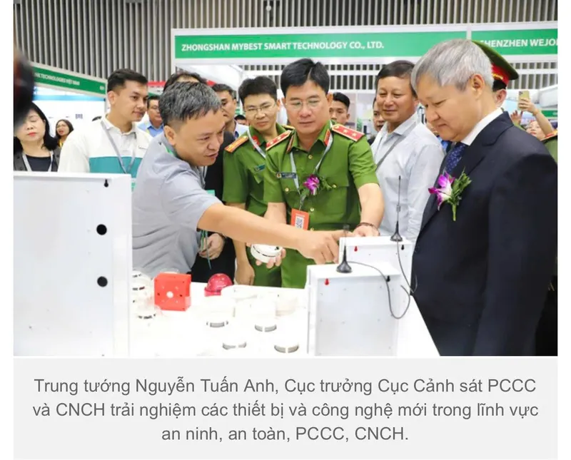 Sản phẩm thiet bi bao chay FireSmart tai hoi cho trien lam Secutech 2024 ve he thong PCCC va an ninh an toan — Công Ty TNHH Thiết Bị Báo Cháy FireSmart — MST 0109977989