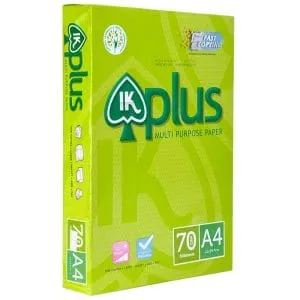 Sản phẩm GIAY A4 IK PLUS 70 GSM 300x300 — Công Ty TNHH Thiết Bị Vật Tư Văn Phòng Tân Phú — MST 0109983615