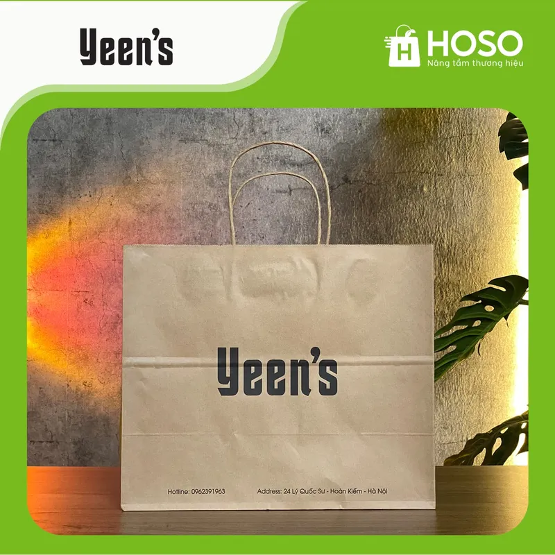 Sản phẩm yeen — Túi Giấy Hoso - Công Ty TNHH Giải Pháp Bao Bì Hoso — MST 0110015947