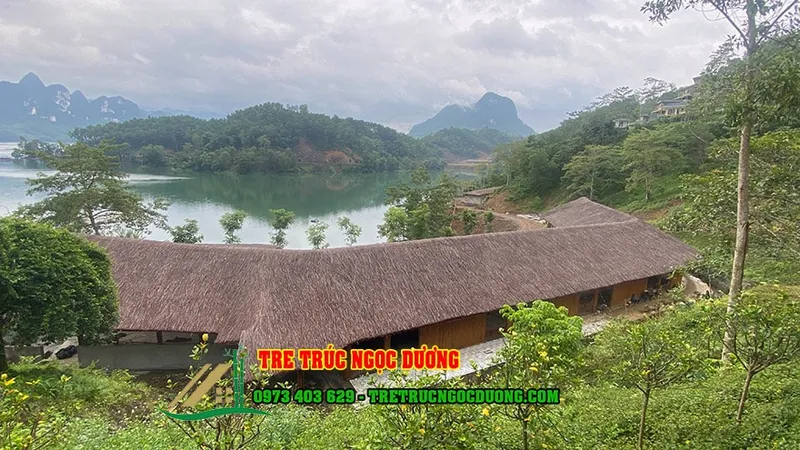 Sản phẩm Kien truc nha tre lop mai la guot — Công Ty TNHH Kiến Trúc Xây Dựng Và Nội Thất Ngọc Dương — MST 0110059870