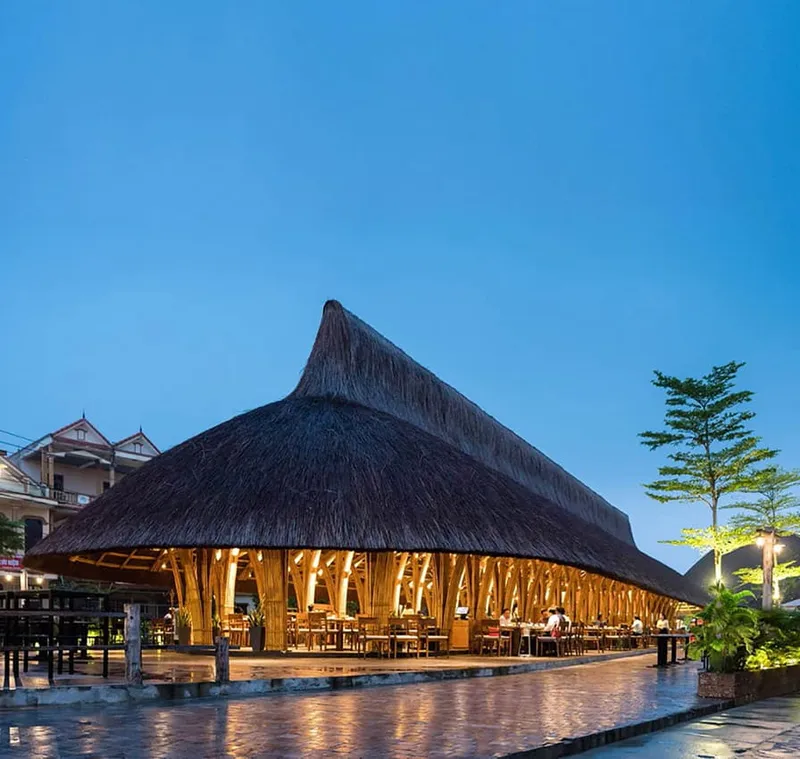 Sản phẩm Nha tre truc uon cong lop mai la guot — Công Ty TNHH Kiến Trúc Xây Dựng Và Nội Thất Ngọc Dương — MST 0110059870