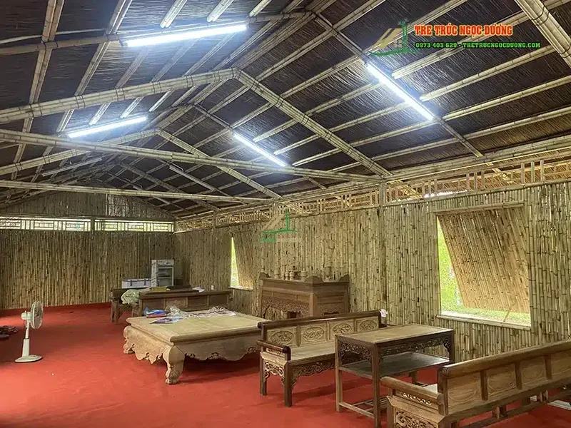 Sản phẩm Khong gian noi that nha tre mai la — Công Ty TNHH Kiến Trúc Xây Dựng Và Nội Thất Ngọc Dương — MST 0110059870