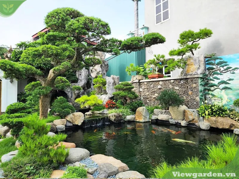 Sản phẩm thiet ke ho ca koi — Công Ty TNHH Cảnh Quan ViewGarden — MST 0110093790