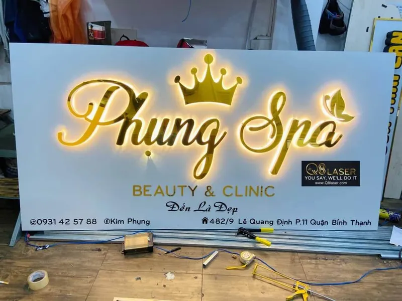 Sản phẩm lam bang hieu quang cao spa 1 — Công Ty TNHH Quảng Cáo & Nội Thất 398 — MST 0110093857