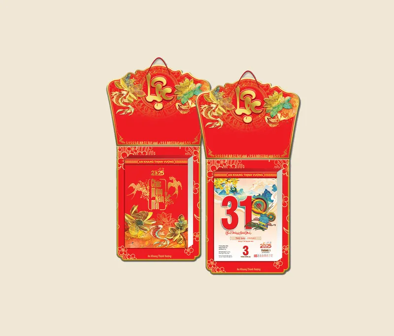Sản phẩm in lich bloc 1 — Công Ty Cổ Phần Thiết Kế In HD — MST 0110148873
