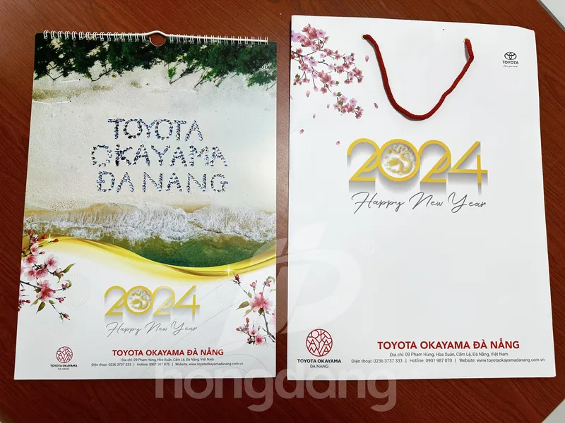 Sản phẩm in lich lo xo 1 — Công Ty Cổ Phần Thiết Kế In HD — MST 0110148873