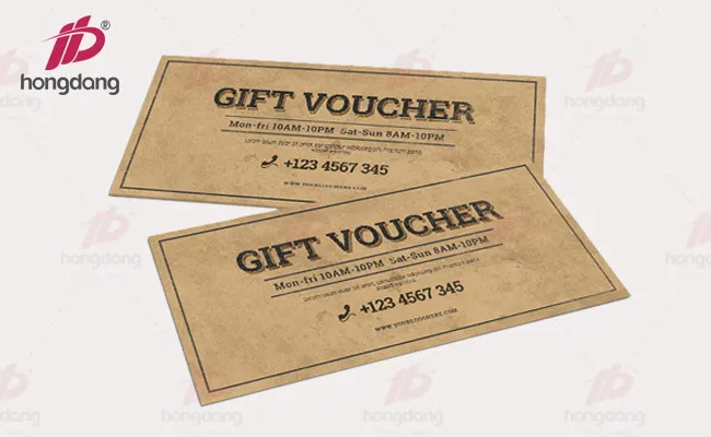 Sản phẩm in nhanh voucher — Công Ty Cổ Phần Thiết Kế In HD — MST 0110148873