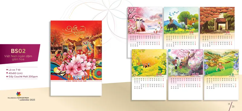 Sản phẩm lich tet 2025 16  — Công Ty Cổ Phần Thiết Kế In HD — MST 0110148873