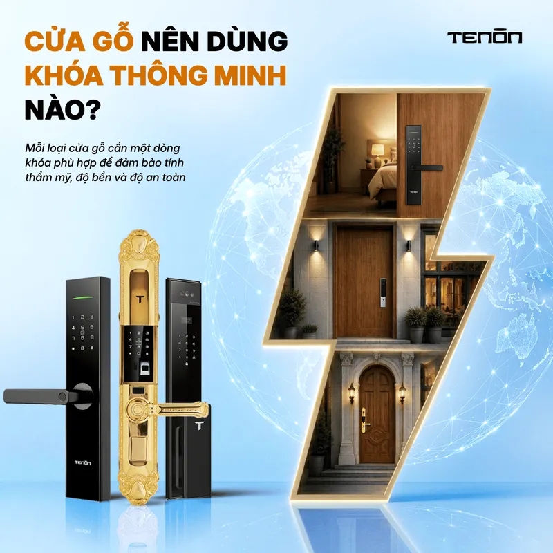 Sản phẩm Cua go nen dung khoa thong minh nao 1 — Công Ty Cổ Phần Công Nghệ Tenon Việt Nam — MST 0110156578