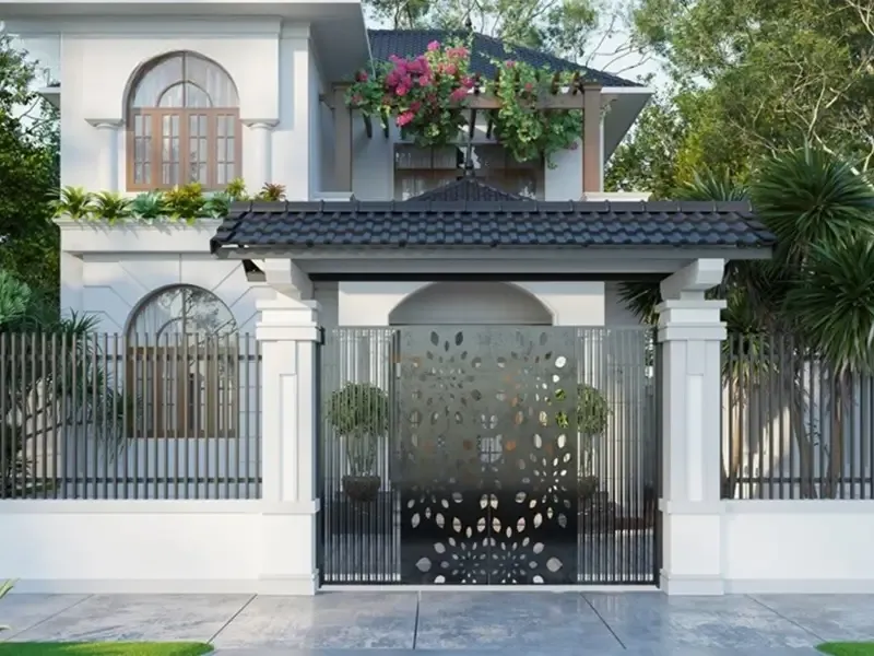 Sản phẩm cong hang rao biet thu hien dai — Công Ty TNHH Cơ Khí Chính Xác Kim Minh — MST 0110164459