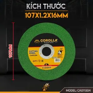 Sản phẩm CA011304 DA CAT KIM LOAI CAT INOX COROLLA 1071.2MM HAI MAU 2 300x300 — Đá Mài Đá Cắt DuyLinhTools - Công Ty CP Xuất Nhập Khẩu Và Thương Mại DLT — MST 0110243735