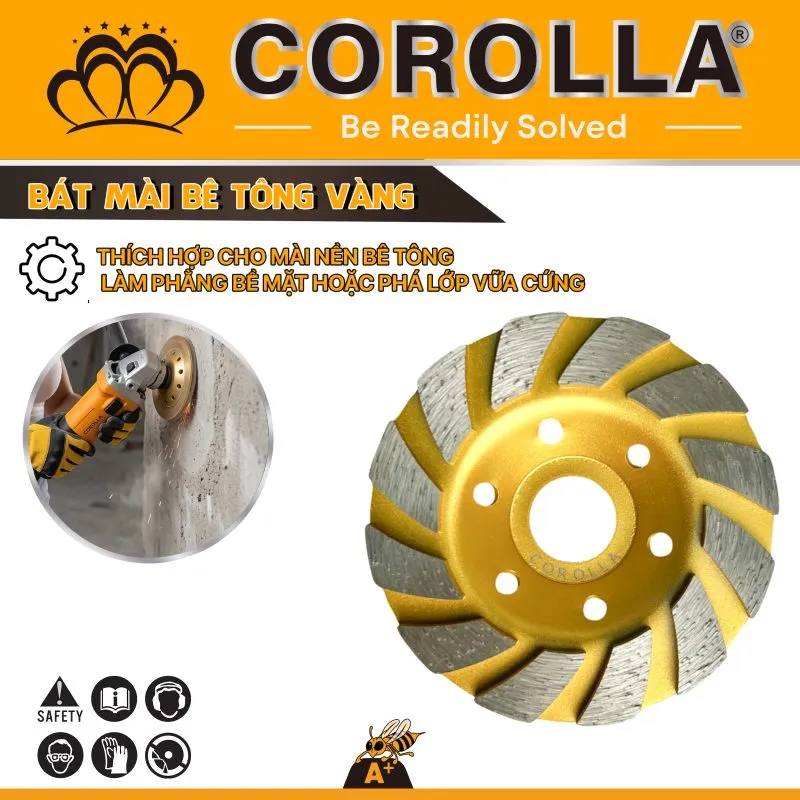 Sản phẩm CA040180 BAT MAI VANG 180 800x800 — Đá Mài Đá Cắt DuyLinhTools - Công Ty CP Xuất Nhập Khẩu Và Thương Mại DLT — MST 0110243735