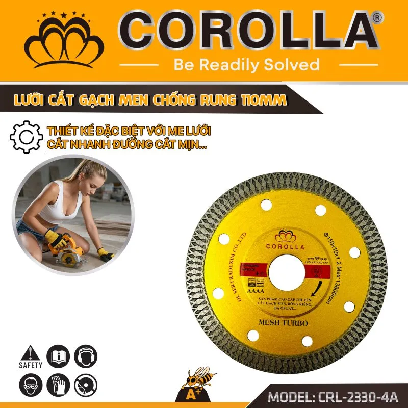 Sản phẩm CRL 2330 4A luoi cat gach men chong rung 110mm 1 800x800 — Đá Mài Đá Cắt DuyLinhTools - Công Ty CP Xuất Nhập Khẩu Và Thương Mại DLT — MST 0110243735