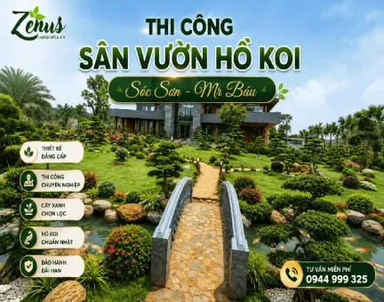 Sản phẩm san vuon ho koi mr bau 432x340 — Công Ty Cổ Phần Kiến Trúc Xanh Zenus — MST 0110256501
