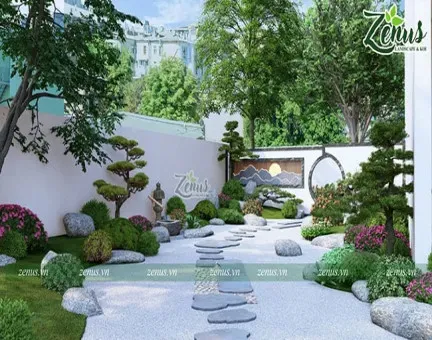 Sản phẩm 3d san vuon quang ninh1 432x340 — Công Ty Cổ Phần Kiến Trúc Xanh Zenus — MST 0110256501